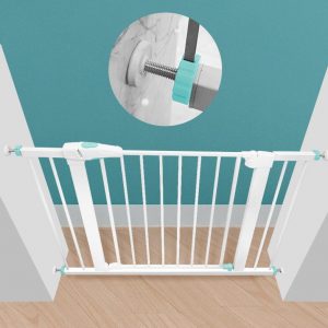 Dog Gate Baby Gate Walk Thru Gate - Image 6
