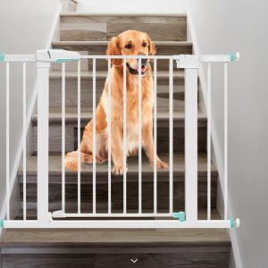 Dog Gate Baby Gate Walk Thru Gate - Image 5
