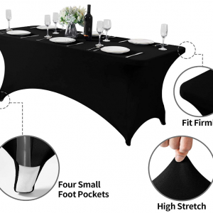 Table Cover Table Cloths Wedding Tablecloth 6ft - Image 2