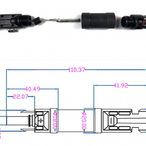 Solar Panel PV Cable Connector Built in Diode 10A/15A/20A/25A/30A - Image 3