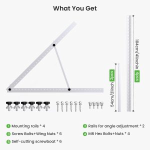 Solar Panel Mount Mounting Brackets 45 inch - Image 6