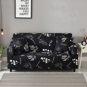Stretch Sofa Cover Couch Covers Slipcovers for 1/2/3/4 Cushion Couches Sofas Elastic Universal Furniture Protector with 1 Pillowcase
