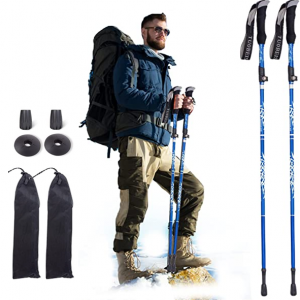 Trekking Poles Collapsible Hiking Poles 2 Pack