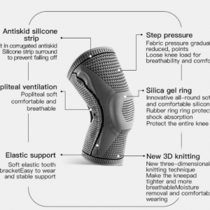 Breathable Knee Compression Sleeve Knee Brace - Image 5