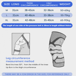 Breathable Knee Compression Sleeve Knee Brace - Image 6