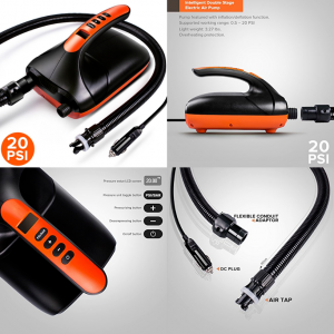 SUP Air Pump, Paddle Board Pump, SUP Electric Pump 20 PSI - Image 7