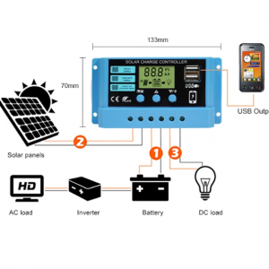 Solar Charge Controller 10A/20A/30A, Solar Charge Controller 12V/24V - Image 5