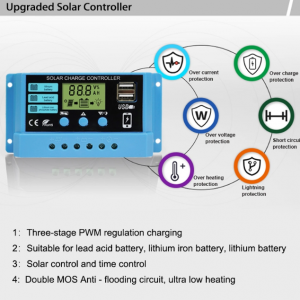 Solar Charge Controller 10A/20A/30A, Solar Charge Controller 12V/24V - Image 6