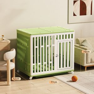 Dog House ,Dog Cage Kennel with wheel and Tray - Image 8