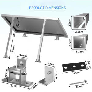 Adjustable Solar Panel Tilt Mount Brackets - Image 3