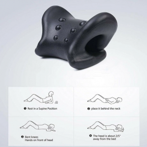 Neck Traction Pillow Rest Cushion Support Neck Stretcher Cervical Pain Relief - Image 7