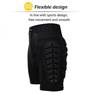 Padded Shorts, Protection Hip for Ski Skate Snowboard Cycling - Image 6