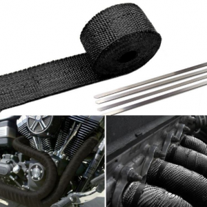 Exhaust Heat Wrap Insulation, Fiberglass Heat Shield Tape