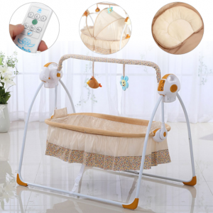 Electric baby cradle, automatic cradle swing, Rocking Bassinet for Baby - Image 3