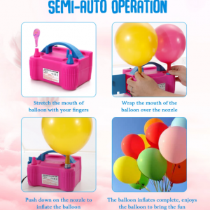 Balloon Pump，Electric Balloon Pump， Portable Electric Balloon Air Pump - Image 6