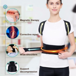 Posture Corrector Belt, Magnetic Back Support - Image 4