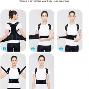 Posture Corrector Belt, Magnetic Back Support - Image 8