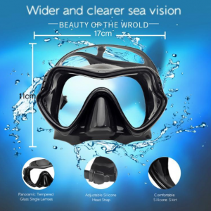 Snorkeling Diving Mask Scuba Snorkel Set - Image 4