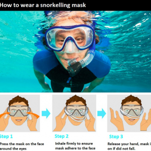 Snorkeling Diving Mask Scuba Snorkel Set - Image 9