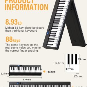 Digital keyboard Piano, Electric Keyboard Piano 88 Key - Image 4