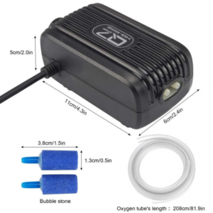Aquarium Air Pump Fish Tank Oxygen Pump with 2 Air Stone,Aquarium Air Pump - Image 8
