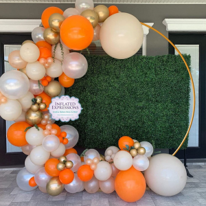 Round Backdrop Stand, Round Wedding Arch Frame 1m/1.5m/1.8m/2m/2.2m - Image 4