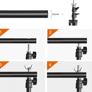 Adjustable Photography Background Stand 2.6 x 3m - Image 3