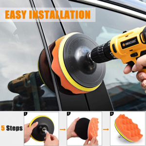Car Polishing Buffer Polishing Pad 12pcs 3/4/5/6/7 inch - Image 2