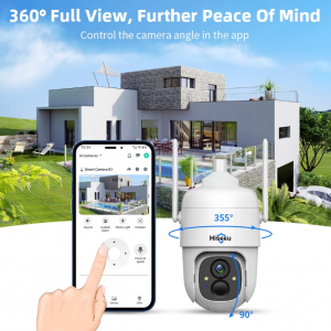 Wireless Camera Outdoor, Solar WiFi Battery Power Security Camera PTZ - Image 2