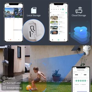 Wireless Camera Outdoor, Solar WiFi Battery Power Security Camera PTZ - Image 8