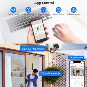 Wireless Camera Outdoor, Solar WiFi Battery Power Security Camera PTZ - Image 9