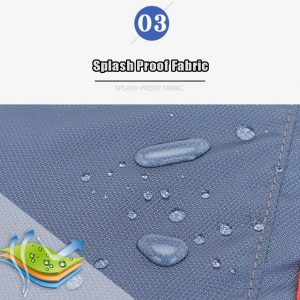 Backpack 40L Hiking Backpck with Rain Cover Lightweight - Image 6