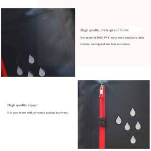 25L PVC Lightweight Waterproof Backpack , Waterproof Roll Top Bag With Zipper - Image 7