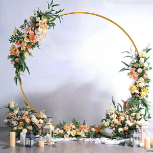 Round Backdrop Stand, Round Wedding Arch Frame 1m/1.5m/1.8m/2m/2.2m - Image 8