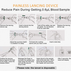 Diabetes Test Strips, Lancets for Blood Glucose 50PCS - Image 5