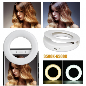 Clip on Ring Light, Selfie Ring Light for Phone, Laptop, Tablet - Image 4