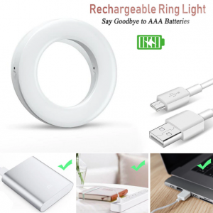 Clip on Ring Light, Selfie Ring Light for Phone, Laptop, Tablet - Image 5