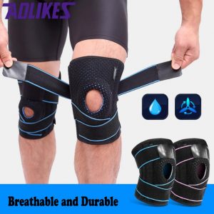 Knee Brace, Knee Brace with Side Stabilizers, Patella Gel Pads for Maximum Knee Pain Support and Fast Recovery
