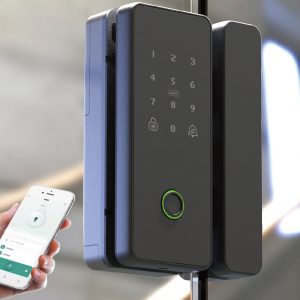 Smart Glass Door Locks, Fingerprint Glass Gate Locks