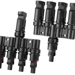 MC4 Solar Panel T Branch 4 to 1 Cable Connector 1 Pair - Image 6