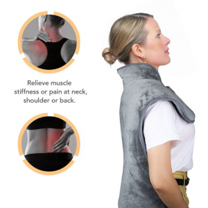 Heating Pad for Neck Shoulders Back, Pain Relief Electric Heating Pad - Image 5
