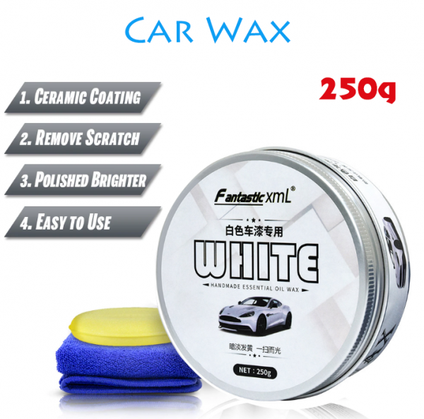 250g Car Wax Polish Crystal Plating Set Hard Glossy Carnauba Paint