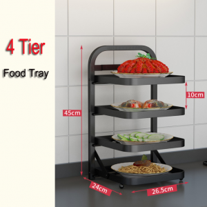 Kitchen Rack Food Display Tray Food Serving Tray - Image 3