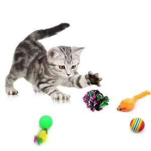 Cat Toys Ball, Cat Toy Balls with Bell and Cat Fuzzy Balls - Image 3