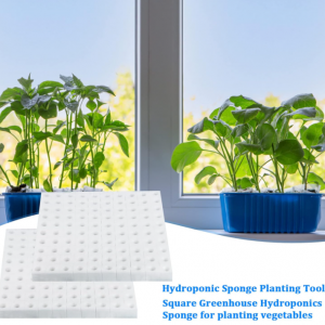 Hydroponic Sponge Planting Gardening Tool Square Seedling Sponges 100PCS - Image 3