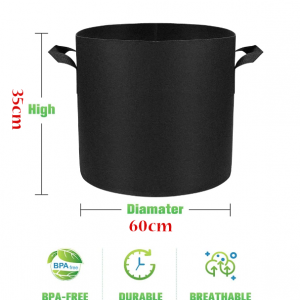 Garden Plant Grow Bags 5 Pack 20/30 Gallon - Image 7