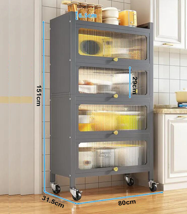 5 tier storage cabinet