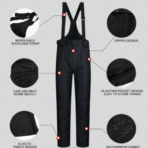 Ski Pants Windproof Waterproof Ski Snowboard Pants - Image 3