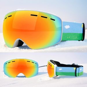 Kids Ski Goggles Anti-Fog Snowboard Goggles