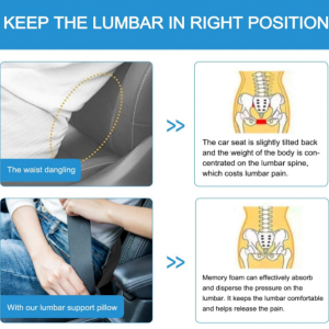 Lumbar Support Pillow for Bed Lower Back Pillow for Sleeping Lumbar Pillow for Back Pain Relief - Image 7